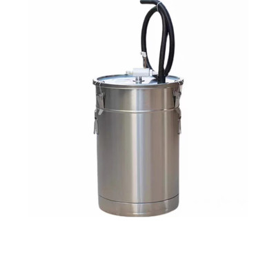 Todos los tipos de revestimiento en polvo redondo fluidizante Hopper inoxidable