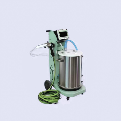 Máquina de capa electrostática del polvo de ISO9001 Sames con la carretilla de la tolva del polvo de arma
