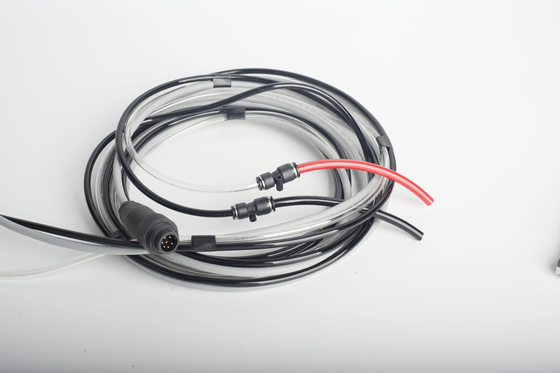 Longitud de cable electrostática de la capacidad los 5m de la taza del arma 150mm*90m m de la capa del polvo 100KV