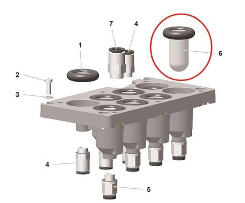 1019470 Repuestos de Recubrimiento en Polvo Para Bomba de Polvo Pp07