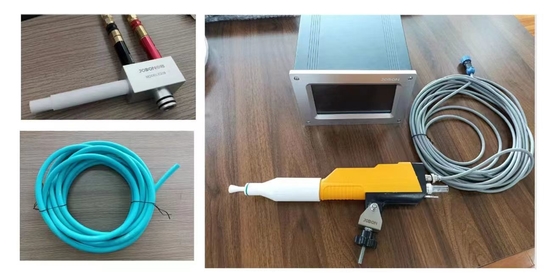 Máquina de recubrimiento de polvo electrostático de esmalte Arma de pulverización de polvo electrostático Excelente adherencia