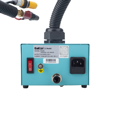 Máquina de recubrimiento de polvo electrostático de alta velocidad Ión electrostático Serpiente de viento Inducción automática de eliminación de polvo Arma de aire