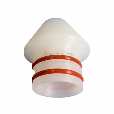 Boquilla corta duradera con anillo O 173139 para pistola de recubrimiento en polvo Nordson