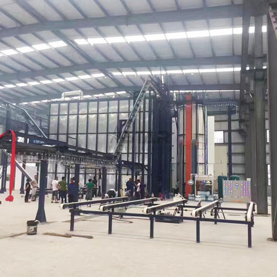 Máquina de recubrimiento automático de aluminio en polvo electrostático
