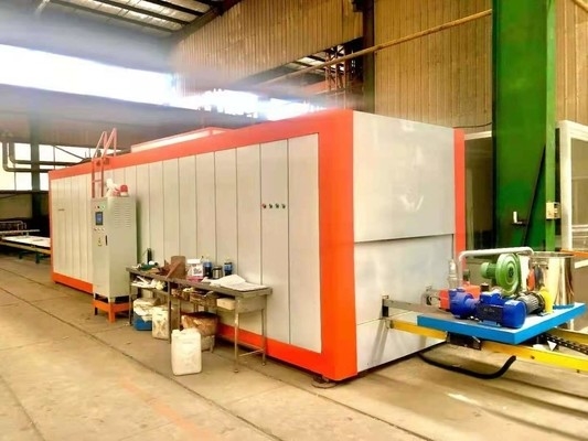 Equipo automático de transferencia de calor de grano de madera de aluminio de 7,5 kW