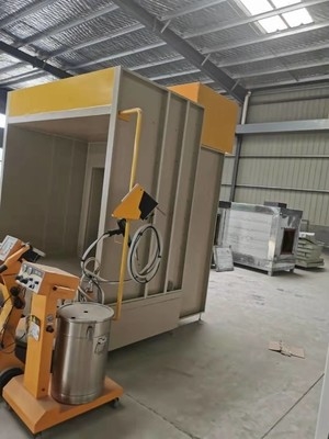 La pulverización artificial recupera una pequeña sala de polvo con cuatro elementos de filtro