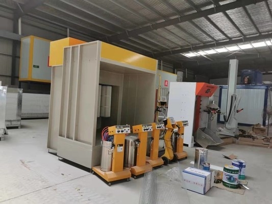 La pulverización artificial recupera una pequeña sala de polvo con cuatro elementos de filtro