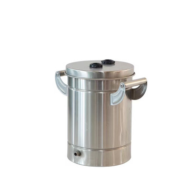 Todos los tipos de revestimiento en polvo redondo fluidizante Hopper inoxidable