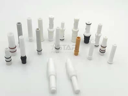 ISO9001 PTFE PTFE inserta piezas de repuesto de recubrimiento en polvo