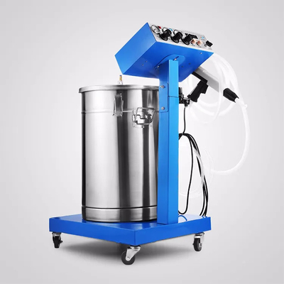 Máquina de recubrimiento de polvo electrostático industrial regulación de voltaje/corriente independiente para la línea de producción de sustrato de acero