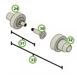 No OEM ensamblaje de boquilla incluye el difusor del portaelectrodos y la cubierta para el arma manual Parker Ionics GX132