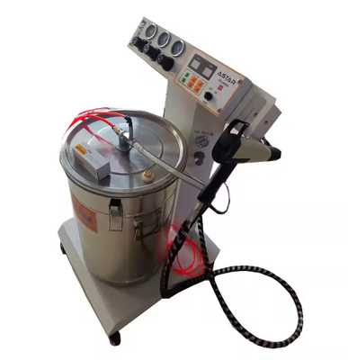 Máquina de pintura electrostática con polvo de 12V para sustratos de acero de ruedas