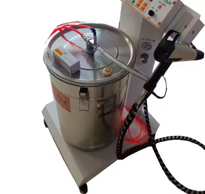 Máquina de pintura electrostática con polvo de 12V para sustratos de acero de ruedas