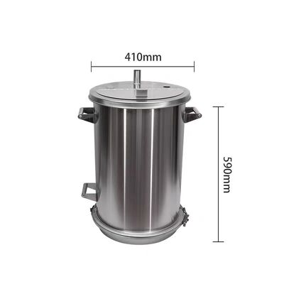 Tolva de recubrimiento en polvo fluidizado de acero inoxidable para máquina de recubrimiento en polvo