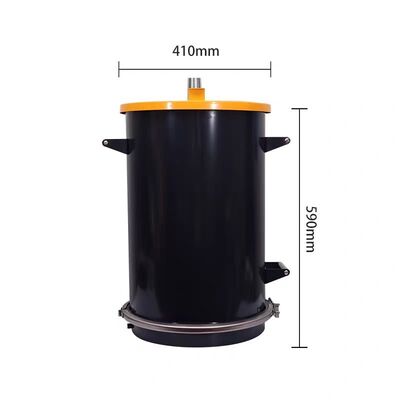 Tolva de recubrimiento en polvo fluidizado de acero inoxidable para máquina de recubrimiento en polvo