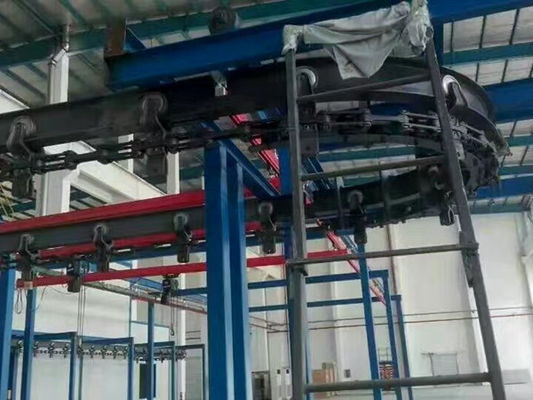 Línea de capa automática del polvo de la alta carga para los productos pesados