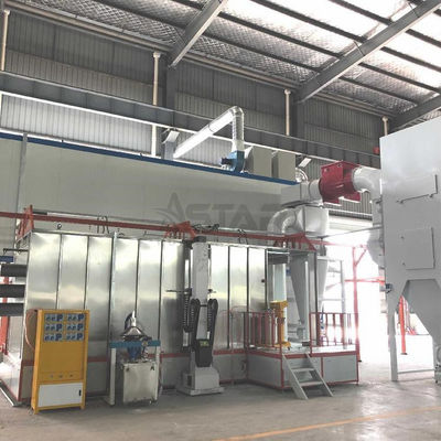 Prueba automática electrostática de la recuperación de la explosión de la cabina de espray de la capa del polvo