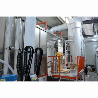 Prueba automática electrostática de la recuperación de la explosión de la cabina de espray de la capa del polvo