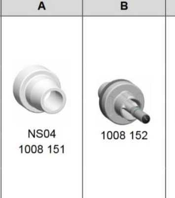 1008151 Dispositivo de recubrimiento en polvo NS04 redondo