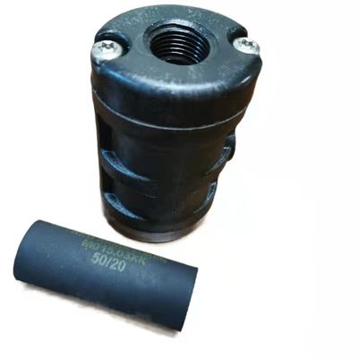 La válvula neumática negra del apretón DN15 substituye a AKO Internal Thread Connection