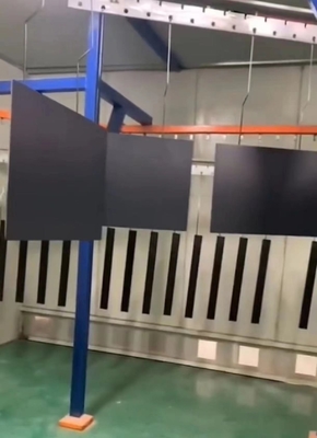 Línea de capa electrostática del polvo de los productos de madera automática