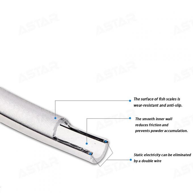 11/16 mm 105139 12/18 mm 1001674 10/15 mm 1001673 POE manguera de polvo conductor antistatico OEM personalizable 1