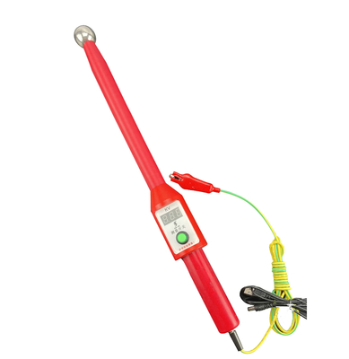 Medidor de prueba de alto voltaje portátil con pantalla digital para pistola de pulverización electrostática