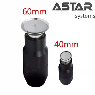 Atomizador de copa giratoria para pulverización electrostática de polvo para recubrimiento en polvo