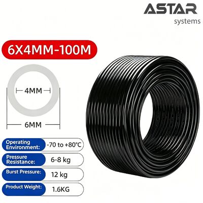 Tubo de pintura resistente a la corrosión Upe 6*4 mm 8*5 mm 8*6 mm